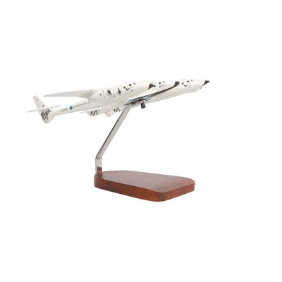 NEW Virgin Galactic White Knight Two carrying SpaceShipTwo Large Mahogany Model