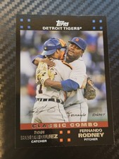 2007 Topps - Classic Combo Ivan Rodriguez, Fernando Rodney #654 Detroit Tigers 