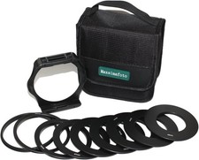 Cokin P Set, 49mm-82mm, 9 Adaptor Rings & Cokin P with filter adaptors