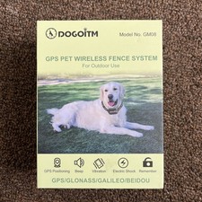 Dogoitm GPS Wireless Fence System For Dogs. GM08 GPS Positioning