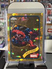 Topps 2025 Topps Chrome Sapphire Marvel Rek-Rap #54 /50 Card