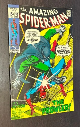 AMAZING SPIDER MAN #93 (Marvel Comics 1971) -- Bronze Age -- Technical VG
