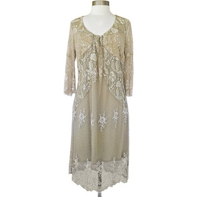 SPENCER ALEXIS Lace Midi Dress Size 12 Beige Party Vintage Modest Classic | eBay SPENCER ALEXIS Lace Midi Dress Size 12 Beige Party Vintage Modest Classic | eBay
