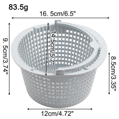 Skimmer Filterkorb für Hayward SPX1091C Poolsysteme 16 5x9 5x12cm