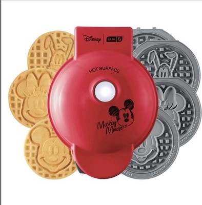Disney | Dash MultiMaker  Mini Maker System - Electric Waffle Maker & Swappable