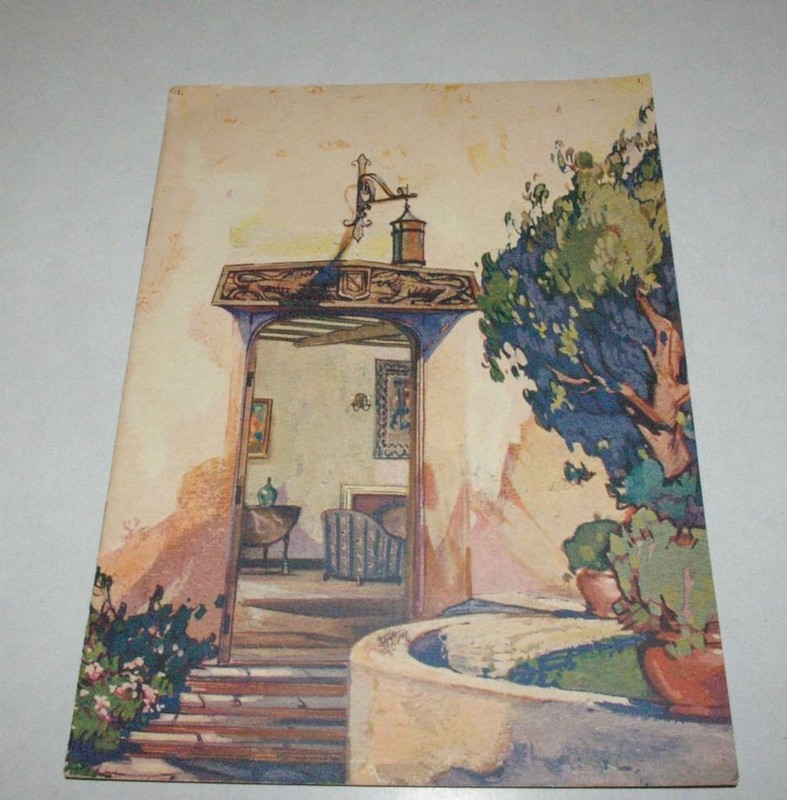 Old 1927 Steeltex for walls Home contractors interiors booklet Pittsburgh Pa