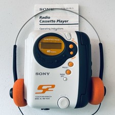 Sony Walkman WM-FS555 Sports Cassette Player - New Belt - Reconditioned