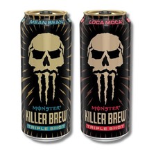 Monster Killer Brew Coffee Energy – Mean Bean + Loca Moca – 12 Pack Variety