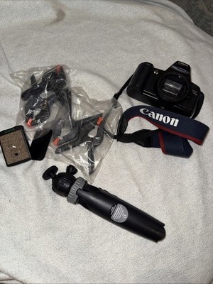 Canon Rebel G 35mm Film Camera Body And Accessories Photography Bundle