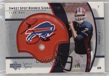 2004 Upper Deck Sweet Spot Rookie Signatures Tier One 116/199 JP Losman Auto 3c7