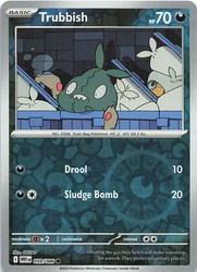 Trubbish 059/086 White Flare Reverse Holo