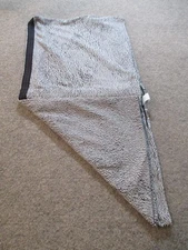 Lululemon Scarf Womens One Size Black White Vinyasa Wrap Snap Button Athletic