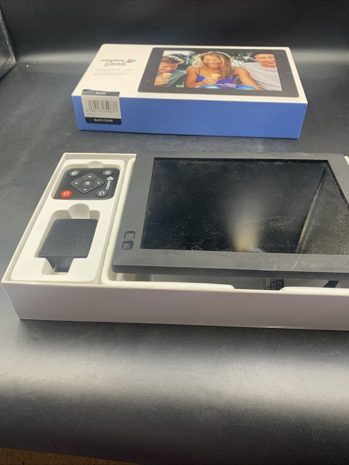 Nixplay Seed 8 inch Digital Photo Frame Black - W08D - Image 4 of 4