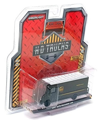 Greenlight 1/64 Scale Diecast 33170-C - UPS 2019 Package Car - Brown