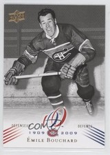 2008-09 Upper Deck Montreal Canadiens Centennial Set Emile Bouchard #45 HOF 0a1