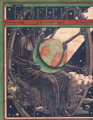 1933 Fortune January Time and Constelations holds the World cover only