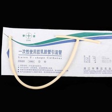 T Drainage Tube Bile Duct Drainage Tubes Disposable Latex Independent Packaging