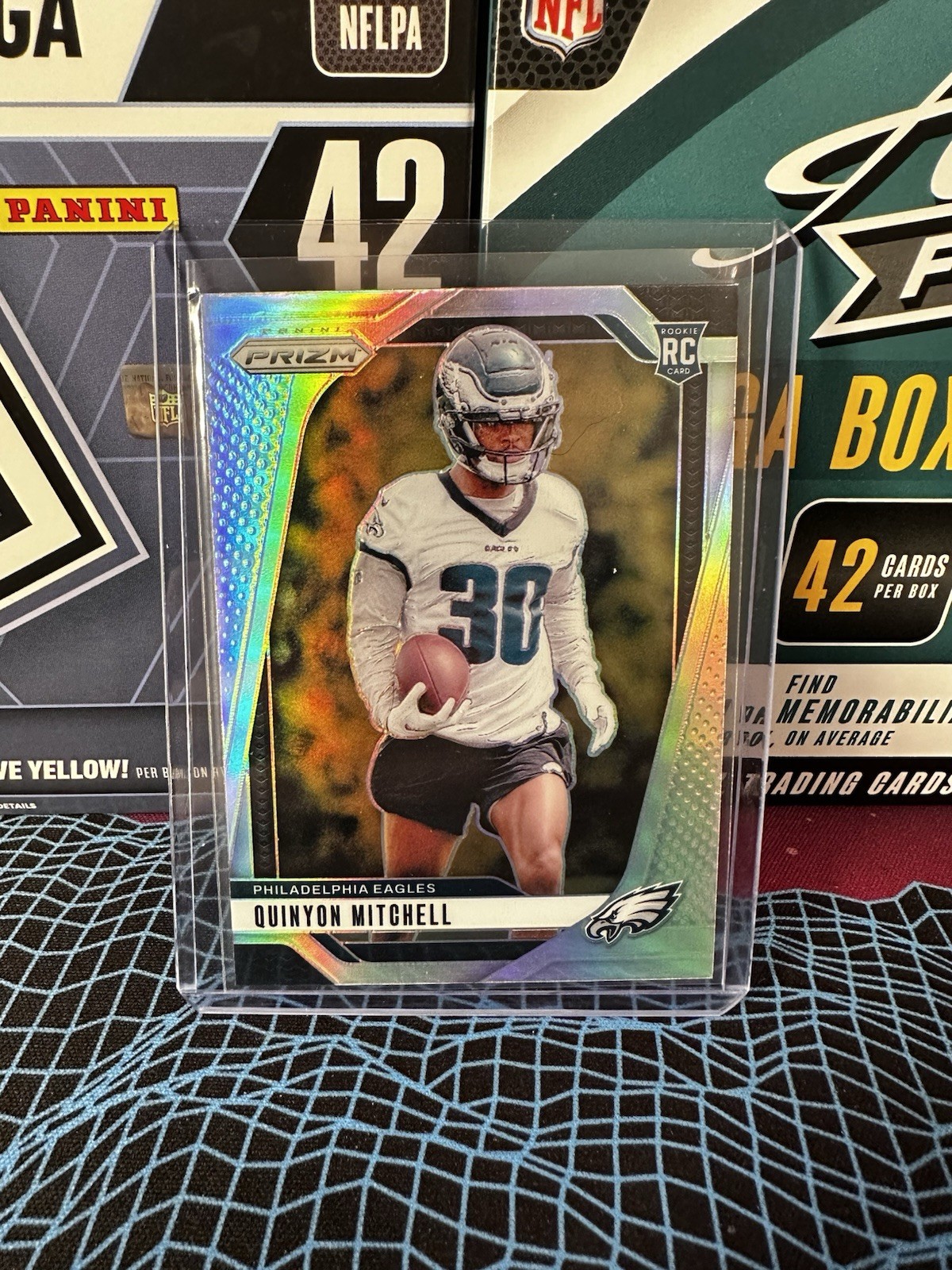 Quinyon Mitchell Panini Prizm #381 Silver
