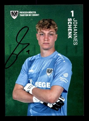 Johannes Schenk autograph card Prussia Münster 2025-26 original signed