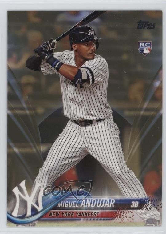 2018 Topps Gold 270/2018 Miguel Andujar #305 Rookie RC yf1