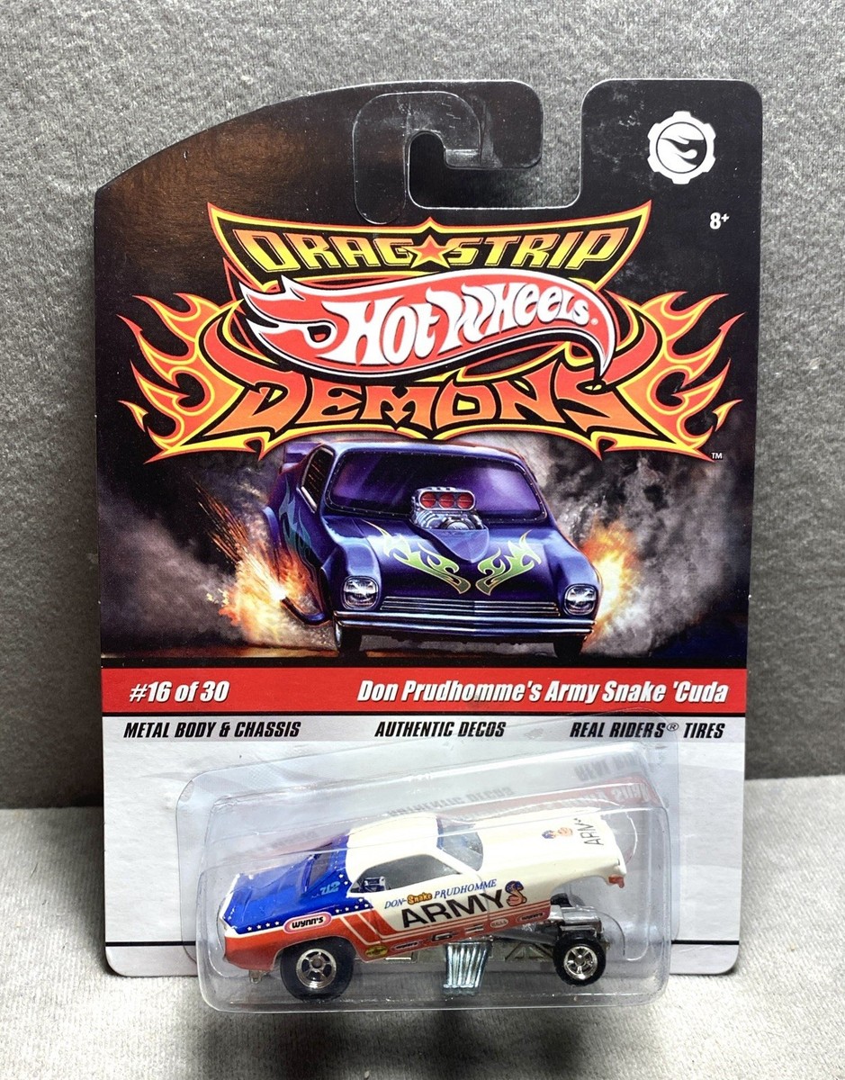 2008 Hot Wheels Drag Strip Demons - Don Prudhomme's Army Snake