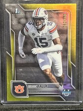 2025 Bowman University Chrome Keldric Faulk Yellow /350 (1st Round Pick)