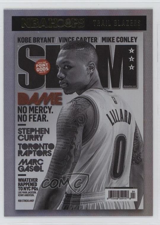 2020-21 Panini NBA Hoops Slam Holo Damian Lillard #16 y8a