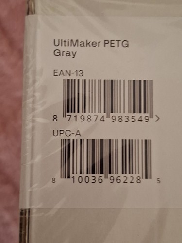 Ultimaker Pc Material PETG Gray Grey 2.85mm 750g - 第 3/3 張圖片
