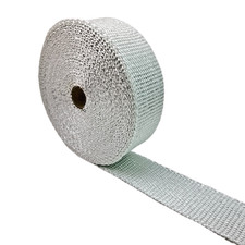 Exhaust Pipe Heat Header Wrap Insulation Thermal Tape Roll 2 X 50 Feet White