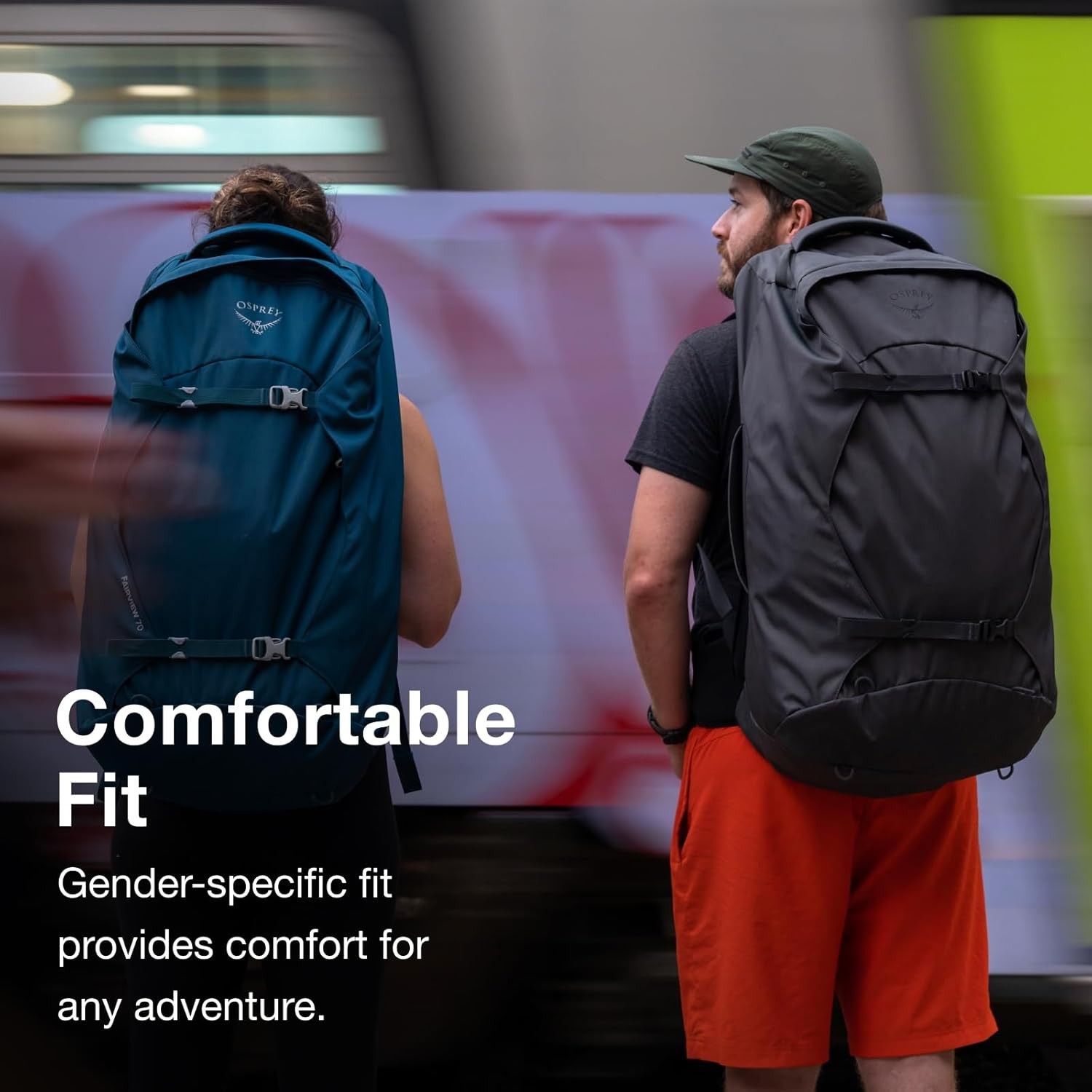 Osprey Farpoint 55L Men's Travel Backpack - Tunnel Vision Grey (Open Box)