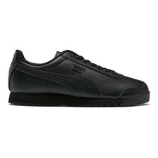 PUMA Roma Basic Lace Up Youth Boys Black Sneakers Casual Shoes 35425912