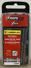 New Rotozip XBits 5x Longer Life XB-DW10 Dril...