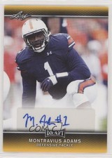 2017 Leaf Draft Auto Gold Montravius Adams #A-MA1 Auto 1u6