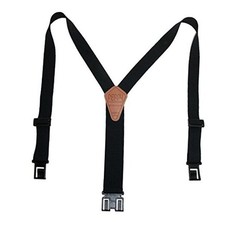 Men's Elastic Hook End Camouflage Big N Tall Length - 1.5" Width Black