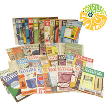 VTG Practical Television Magazines 1950 - 1960s Retro TV/Advertising Huge Bundle