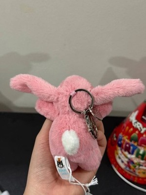NWT Jellycat Bashful Bunny Tulip Bag Charm Plush Keychain Pink | eBay