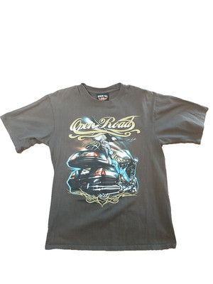 American Biker Open Roads Fords Motorcycles Cape Girardeau, Mo shirt Mens Medium
