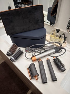 Dyson Airwrap Complete Long Multistyler - Prussian Blue - Nickel Copper