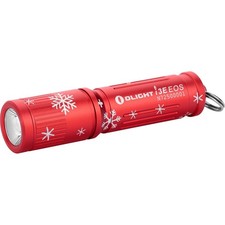 Olight i3E EOS Limited Edition Snowflake Red 90 Lumens AAA Battery Flashlight