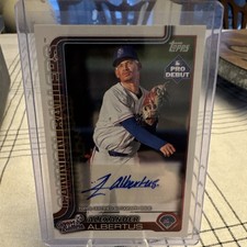 Topps 2025 Pro Debut Alexander Albertus Autograph #PD-36 Cannon Ballers