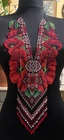 Handmade Beaded Necklace , Ukrainian Gerdan, Vyshyvanka Herdan. (#22)
