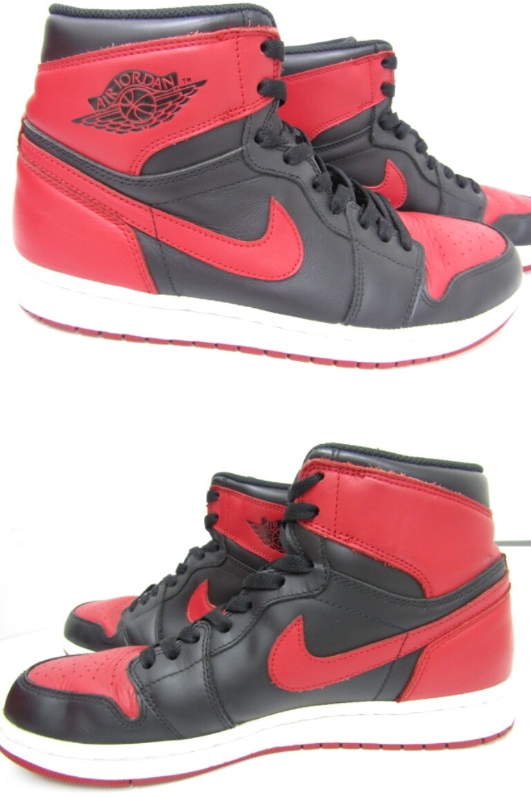 NIKE Air Jordan 1 Retro High OG Bred 2013 Sneakers Size 10 NIKE Air Jordan 1 Retro High OG Bred 2013 Sneakers Size 10