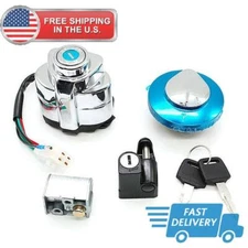 Ignition Switch Fuel Gas Cap For Honda Shadow VT750 1997-07 VLX600 VT600 1988-14