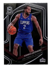 2019-20 Panini Spectra #3 Kawhi Leonard blue jersey base card Clippers