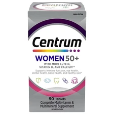 Centrum Silver Womens 50 Plus Vitamins, Multivitamin Supplement, 90 Count