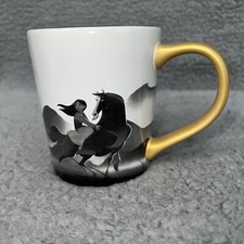 Disney Mulan ''Fuerza y Espíritu'' Mango Color Dorado 13 OZ Taza Café Té Taza