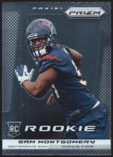 2013 Panini Prizm Football SAM MONTGOMERY RC Rookie Card #284. rookie card picture