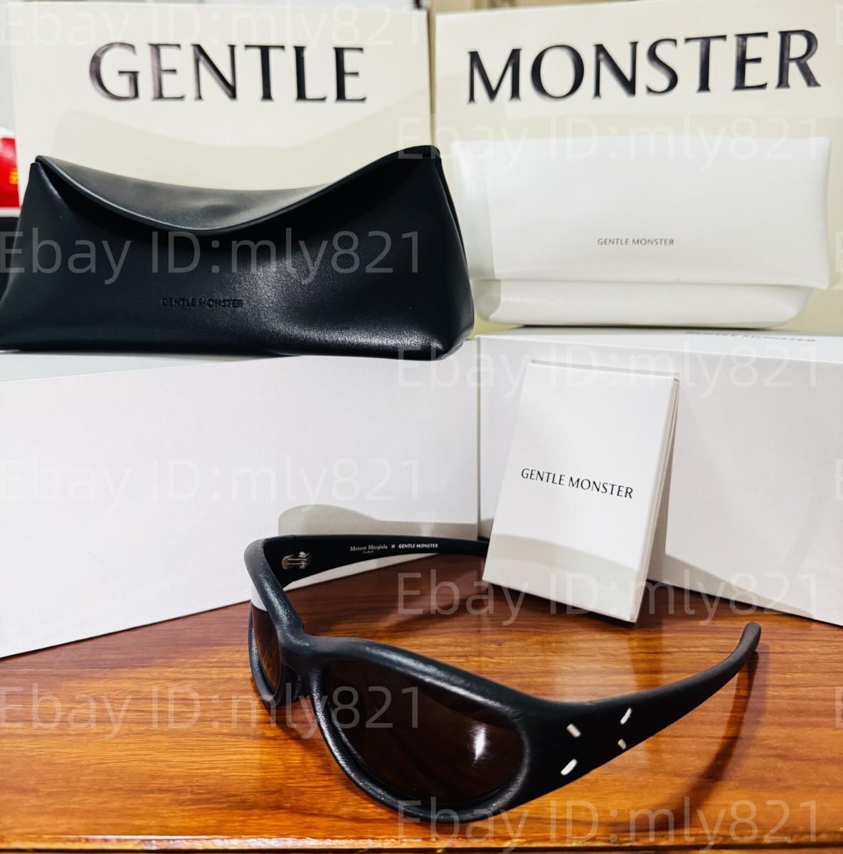 小物 Maison Margiela GENTLE MONSTER mm105 Gentle Monster Maison Margiela Goggle Sunglasses Black (MM105 01