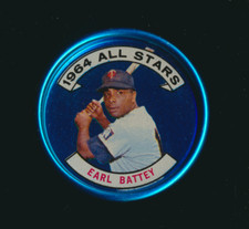 1964 Topps Coins Earl Battey #136 Minnesota Twins MINT