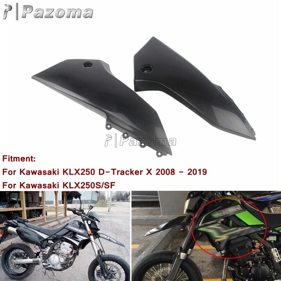 Cubierta de carenado de caja de aire delantera (izquierda y derecha) para Kawasaki KLX250 KLX250S/SF 2008-19 Foto 3 de 4